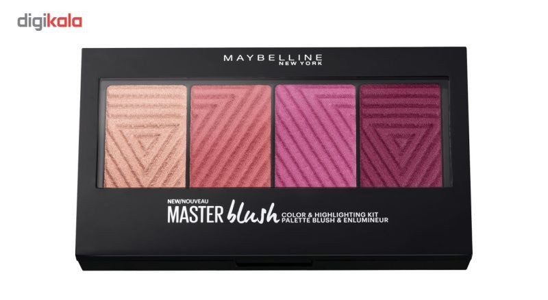 پالت رژ گونه و هایلایتر میبلین مدل Master Blush